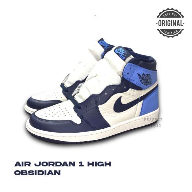 Jual Air Jordan High Obsidian Blue 100% Original Bnib Di Seller