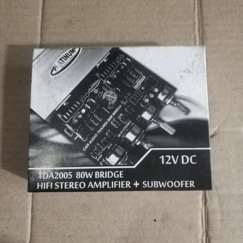 Promo Promo Terbatas Kit Power 12V Platinum Tda2005 80W
