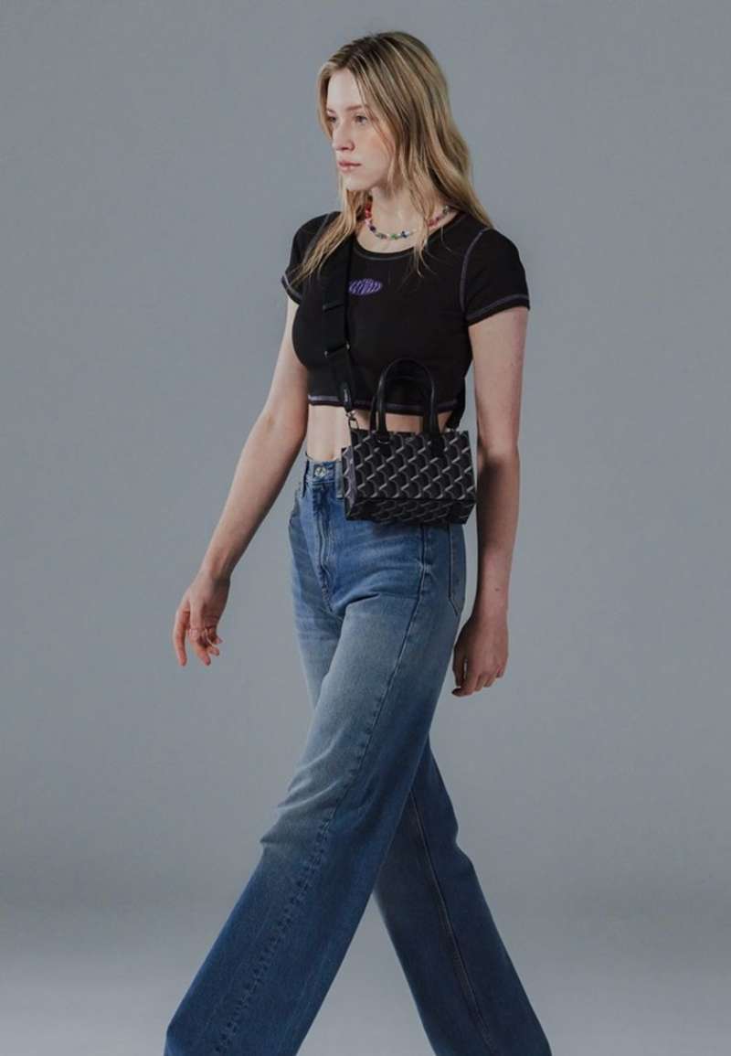 Promo Rosa.k Cabas Monogram Day Tote Secret Black Ss Diskon