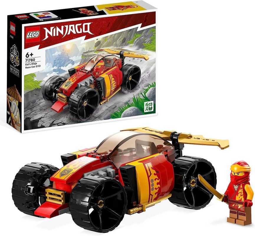 LEGO Ninjago 71780 Kai's Ninja Race Car EVO Set Building Kid Toy Cars Kai  Minifigure Motorcar Racer Movie Series Mainan Balok Anak Mobil