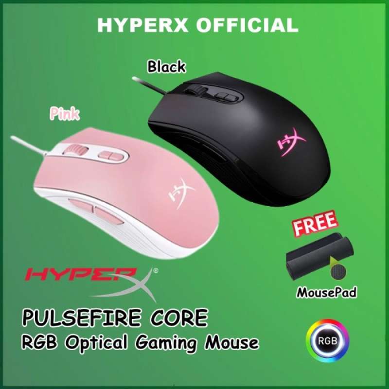 Promo New Kingston Hyperx Rgb Gaming Mouse Hx-Mc004B Pulsefire Core Hx  Mc004 B Promo - Black Diskon 21% di Seller Osatha Shop ID - Cengkareng  Barat, Kota Jakarta Barat | Blibli