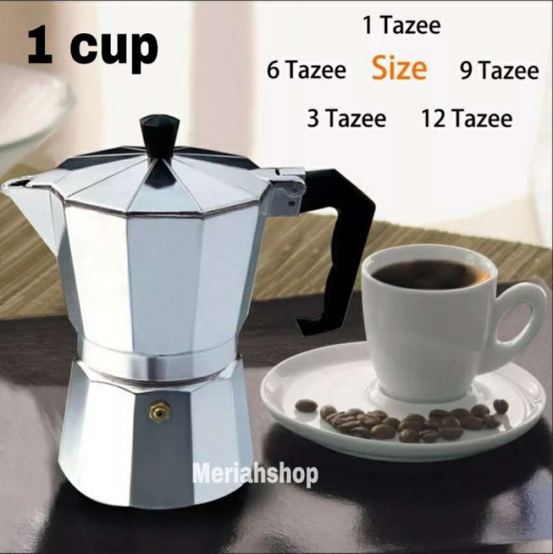 Jual Mokapot Aluminium Cup Alat Seduh Kopi Espresso Coffee Maker