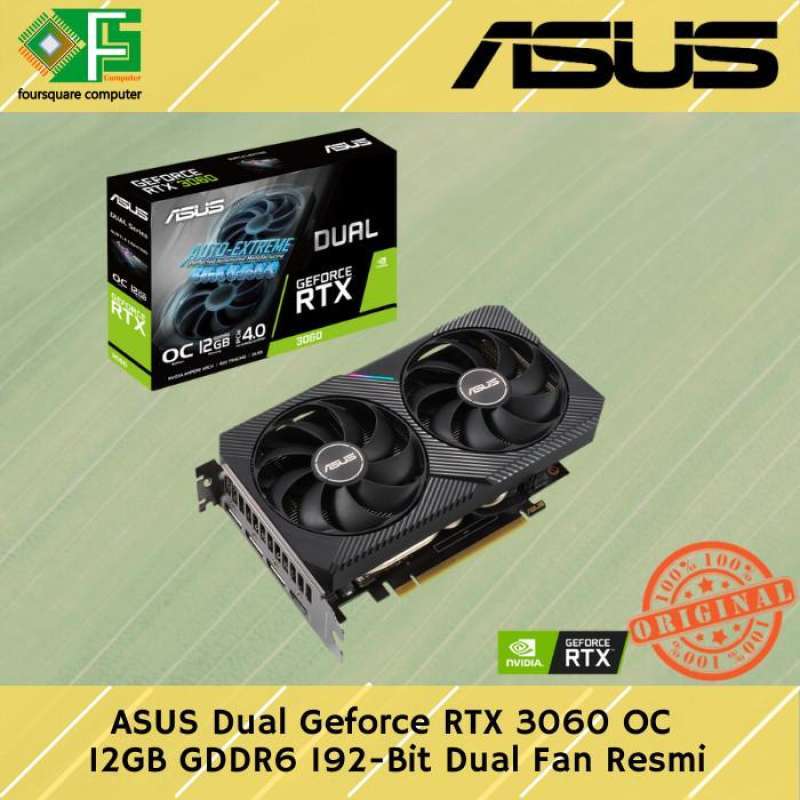 Asus Dual Rtx 3060 12gb VGA ASUS Dual Geforce RTX 3060 OC 12GB