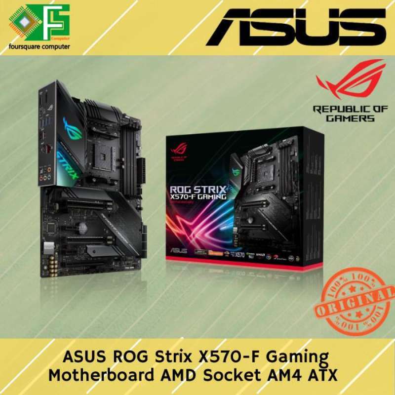 Asus ROG Strix X570-F Gaming Motherboard AMD AM4 Ryzen X570F Gaming