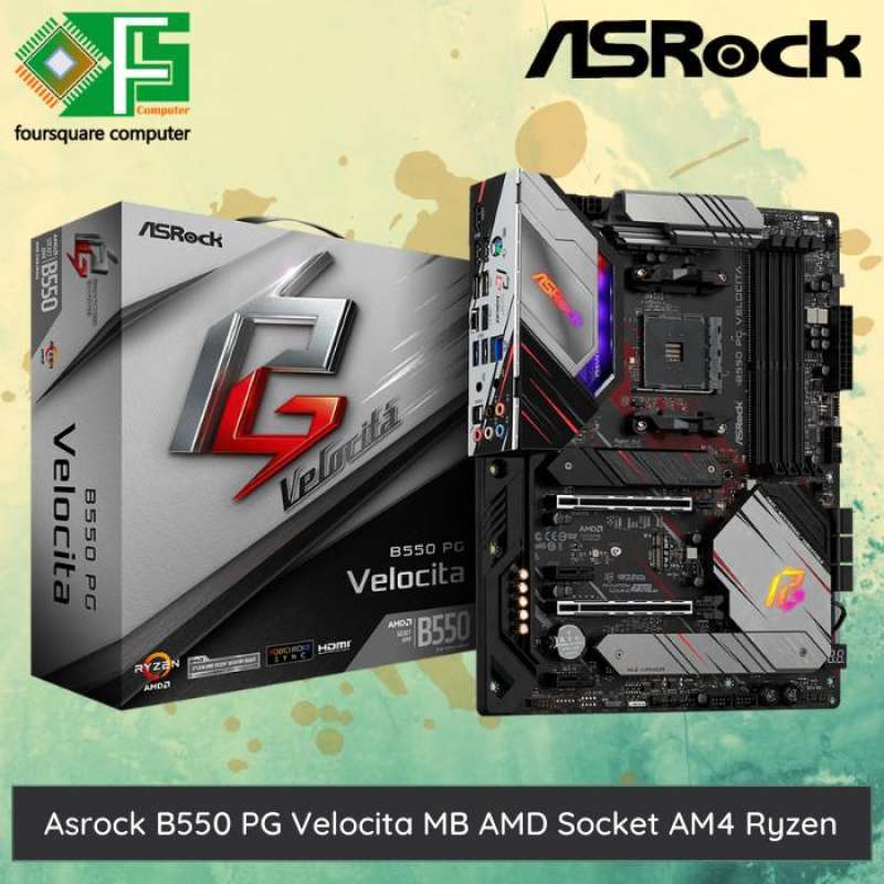 Motherboard Asrock B550 PG Velocita MB AMD Socket AM4 Ryzen