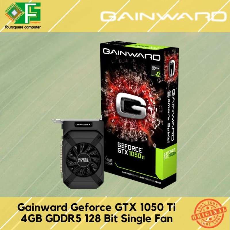 VGA Gainward Geforce GTX 1050 Ti 4GB GDDR5 128 Bit Single Fan