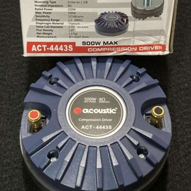 Tweeter acoustic clearance 500 watt