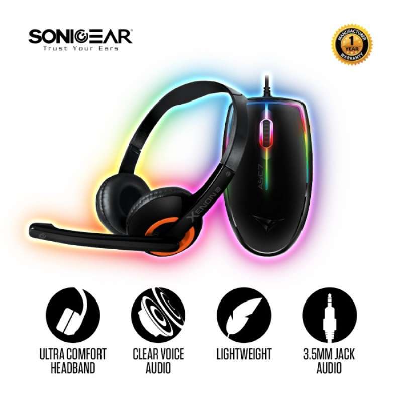 Headset sonicgear xenon 2 best sale