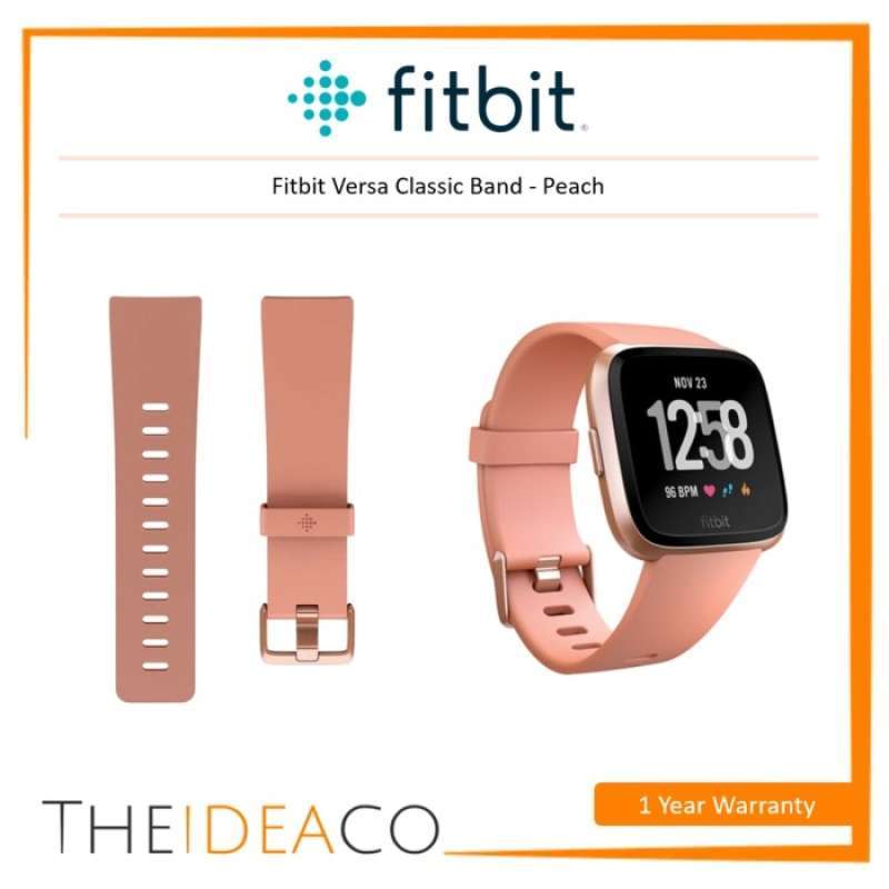 Fitbit versa classic band sale peach