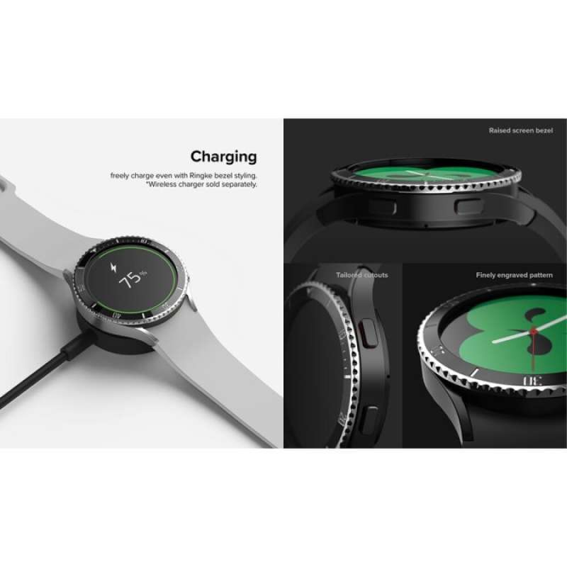 Ringke Galaxy Watch Classic 46mm Bezel Styling Premium Black 46-80