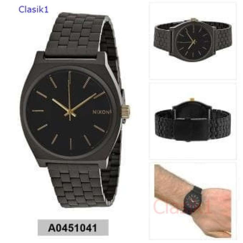 Promo Original 100 NIXON A0451041 TIME TELLER MATTE BALCK Jam