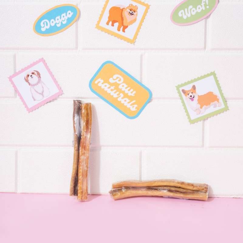 Promo Dehydrated Bully Stick Large snack cats dogs chew Diskon 33