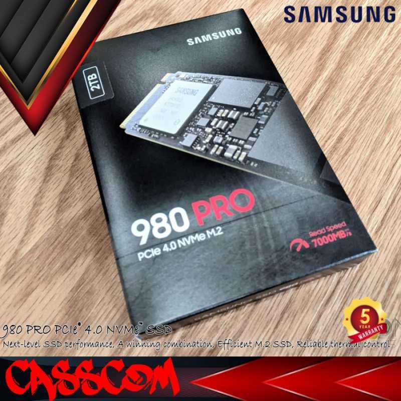 SSD Samsung 980 PRO NVME 2TB PCIE GEN 4x4 Garansi 5thn