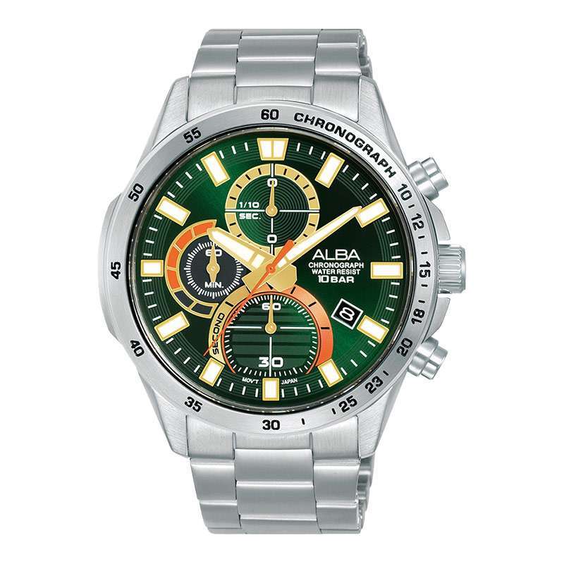 Alba chronograph 10 bar new arrivals
