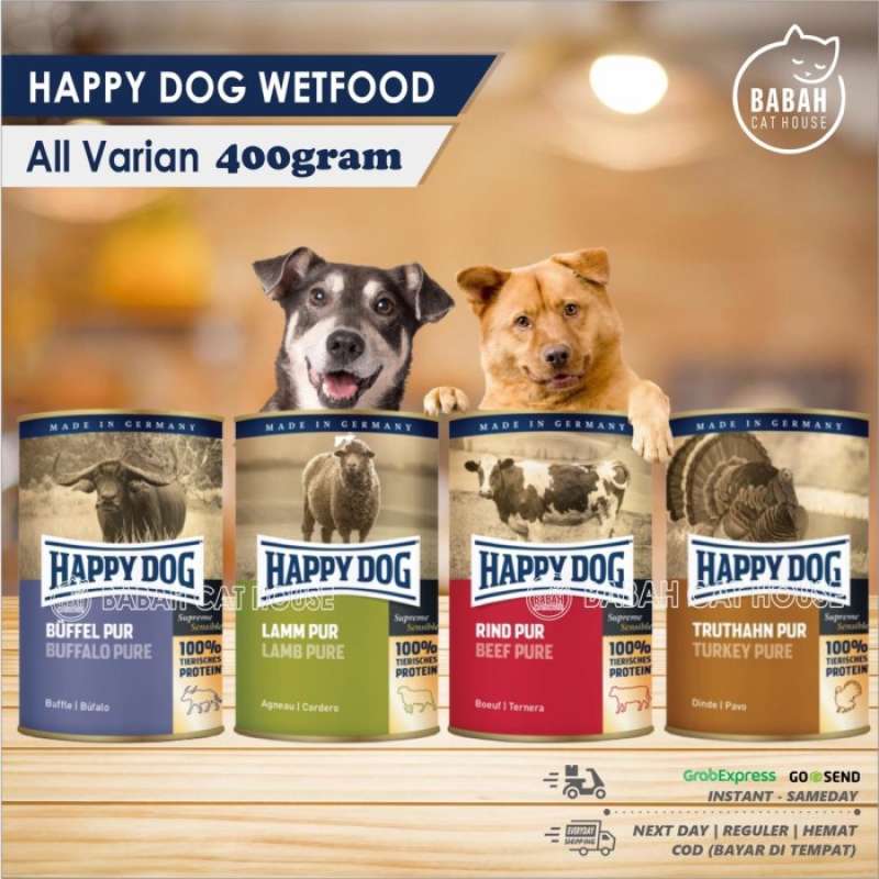 Happy dog wet hotsell food