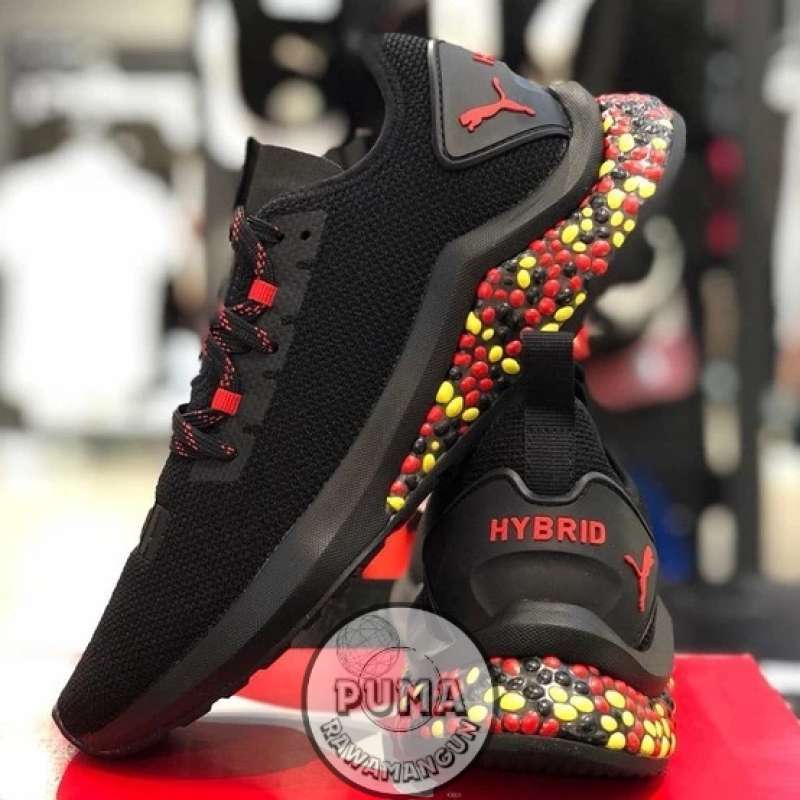Puma hybrid nx store black red yellow