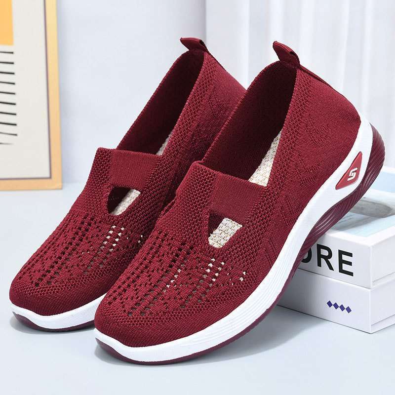 Sepatu sneakers wanita slip on shop