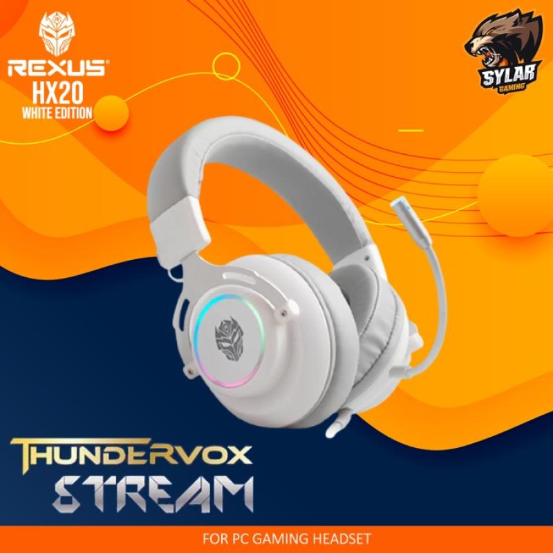 Promo REXUS THUNDERVOX HX20 7.1 SURROUND SOUND WHITE EDITION