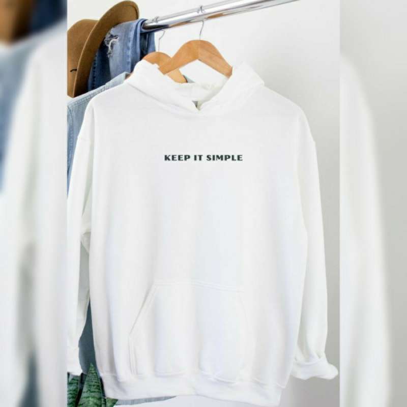 Jaket shop hoodie simple