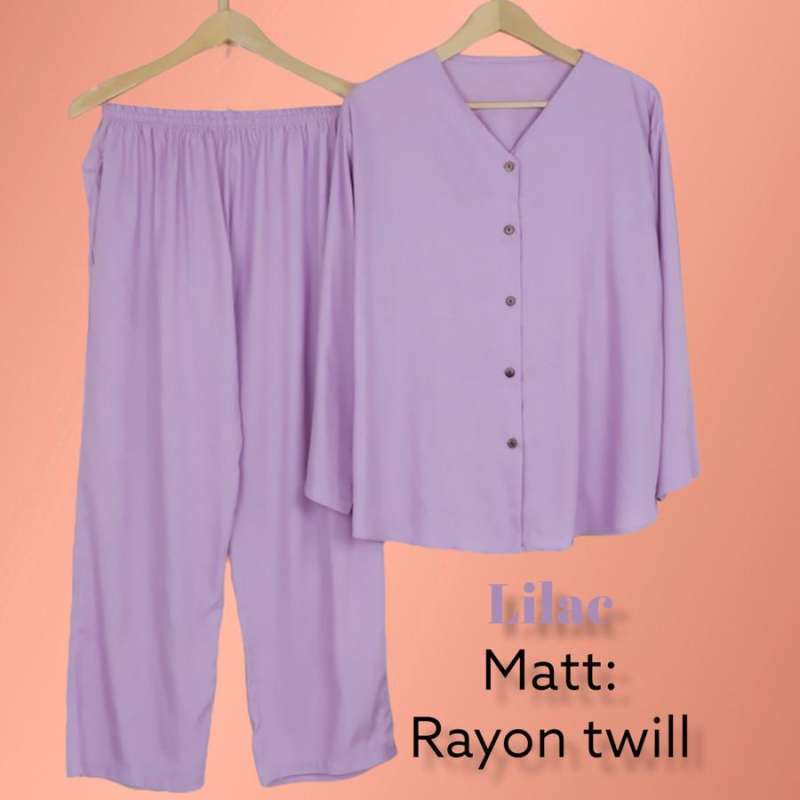 Jual Piyama Set Baju Tidur Wanita Dewasa Homewear Polos Setelan Pajamas Di Seller Youyou.fashion Suruh Kab. Semarang Blibli