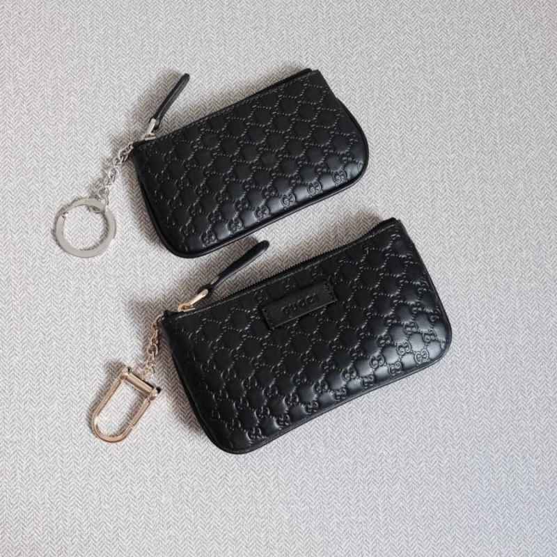 Jual Gucci Key Pouch Cles Logo GG Signature Black Ghw di Seller