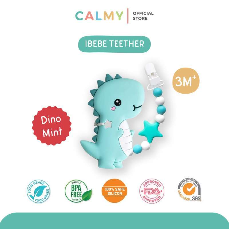 Jual Calmy Teether Premium Dinomint Di Seller Calmy Imbex 2022