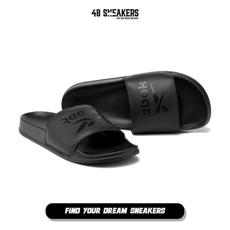 Jual Sandal Pria Sandal Reebok Classic Slide Black FZ4280