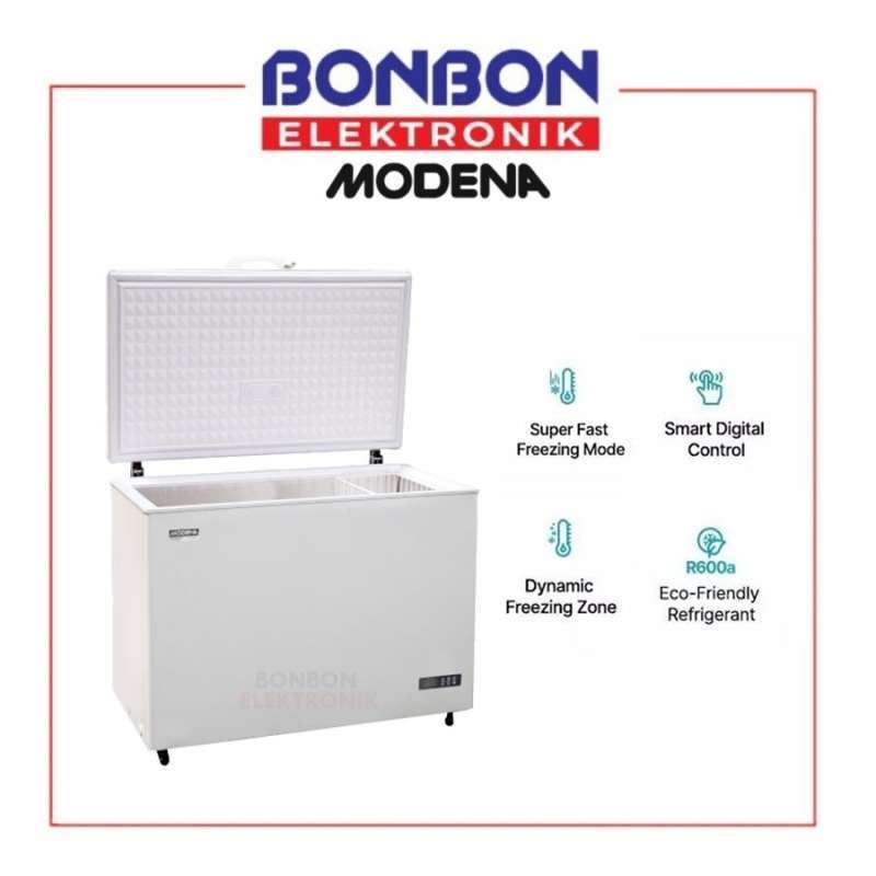 Jual Modena Chest Freezer 315 Liter Md 0318 Wd Md0318wd Cooler