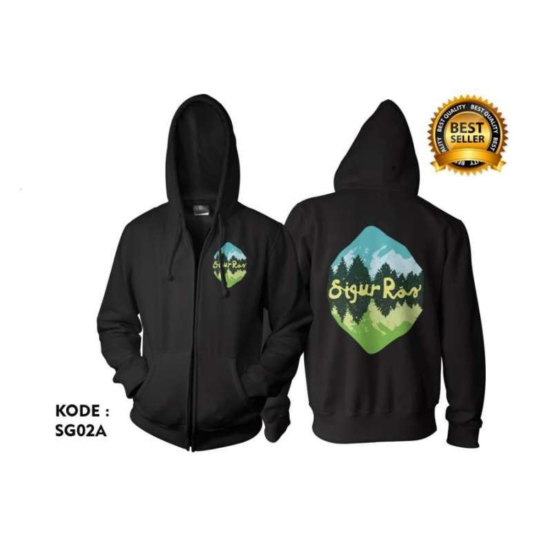 Jual Jaket sigur ros Jacket zipper hoodie sigur ros sg02a di