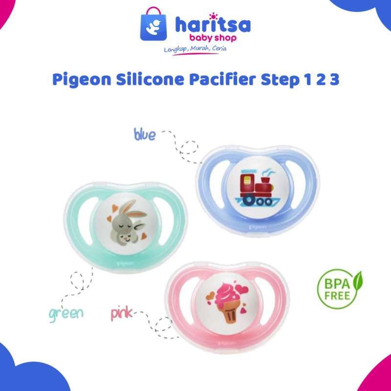 Pigeon silicone sale pacifier step 1