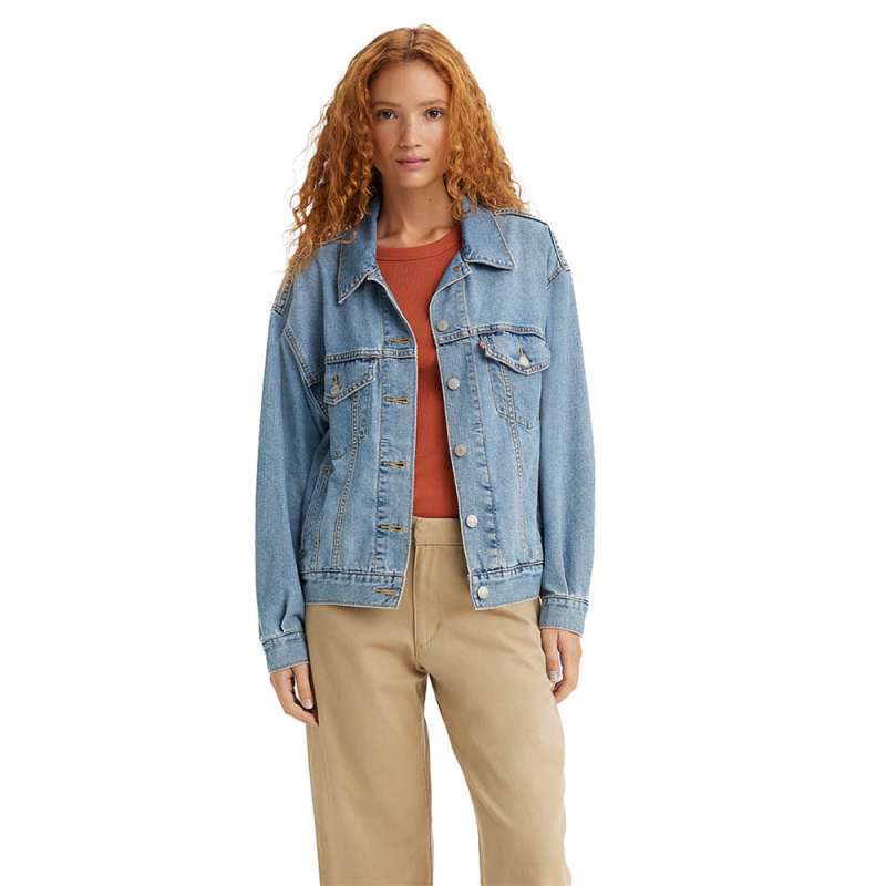 Promo Levi s Women s 90s Trucker Jacket A1743 0020 Diskon 30