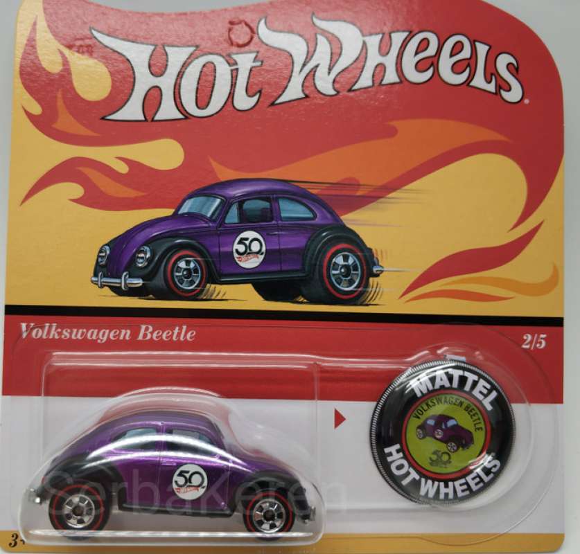 Hot wheels 50th anniversary beetle new arrivals
