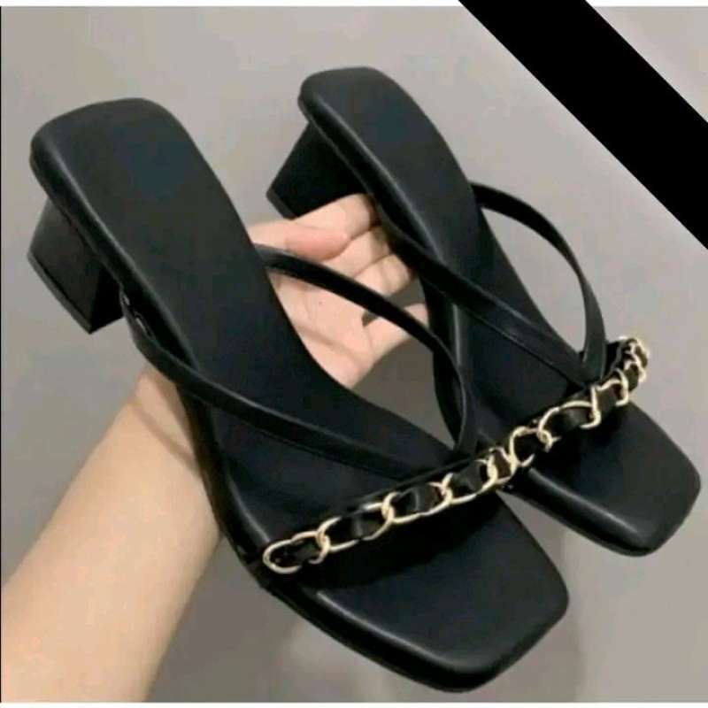 Sandal jepit high new arrivals heels