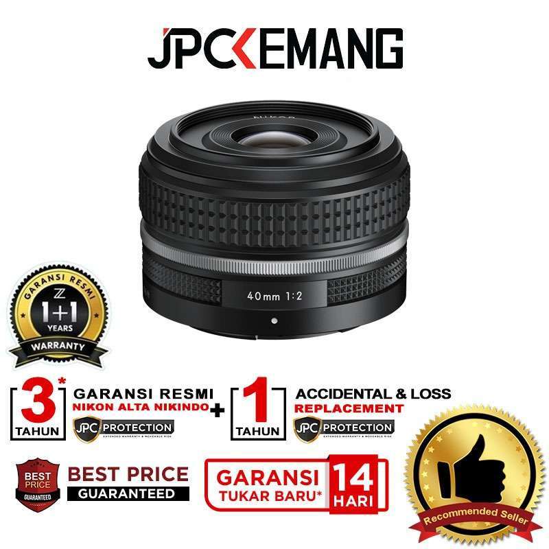 JPC KEMANG Nikon Z 40mm f2 SE Fullframe Lens Nikkor Z 40mm f/2 SE GARANSI  RESMI