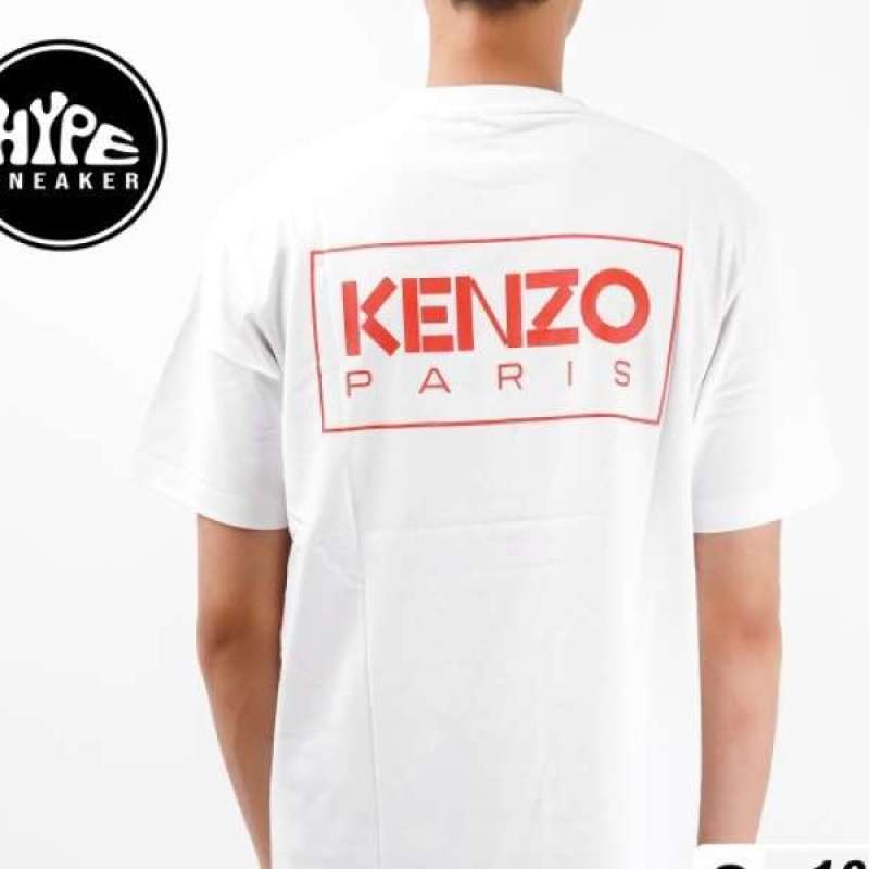 Kenzo square logo t shirt hotsell