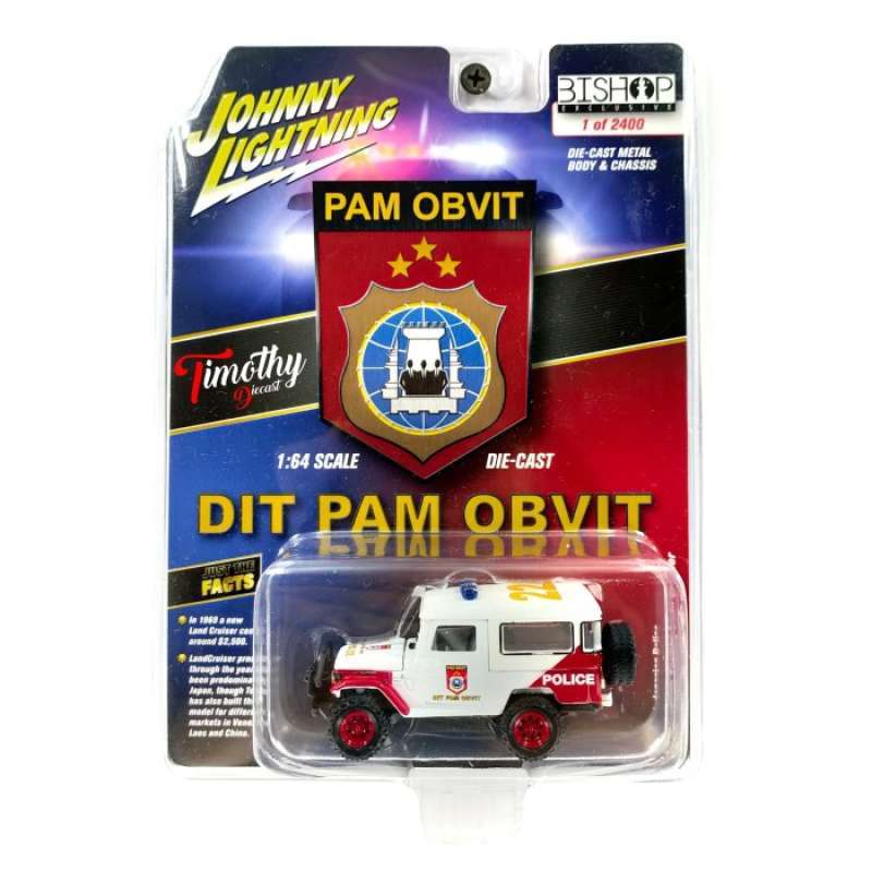 Diecast Johnny Bishop Jeep Toyota Land Cruiser Police Dit Pam Obvit
