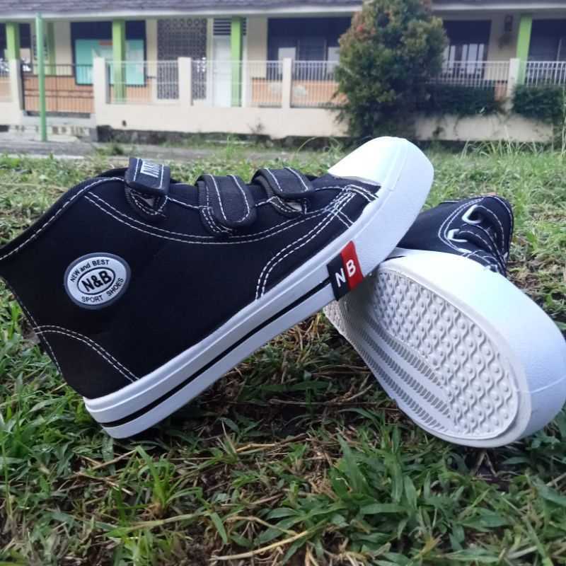Promo Sepatu sekolah sneakers TK SD PRIA wanita 31 Sol Putih Bot