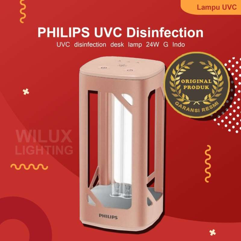 Jual PHILIPS UVC Disinfection Desk Lamp 24W Silver di Seller Wilux