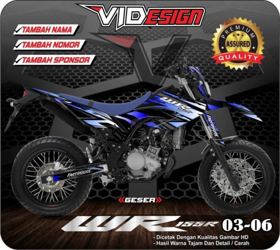 Decal yamaha wr 155 top
