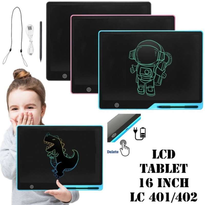 Jual Lcd Drawing Writing Tablet 16 Papan Tulis Anak Board Writing