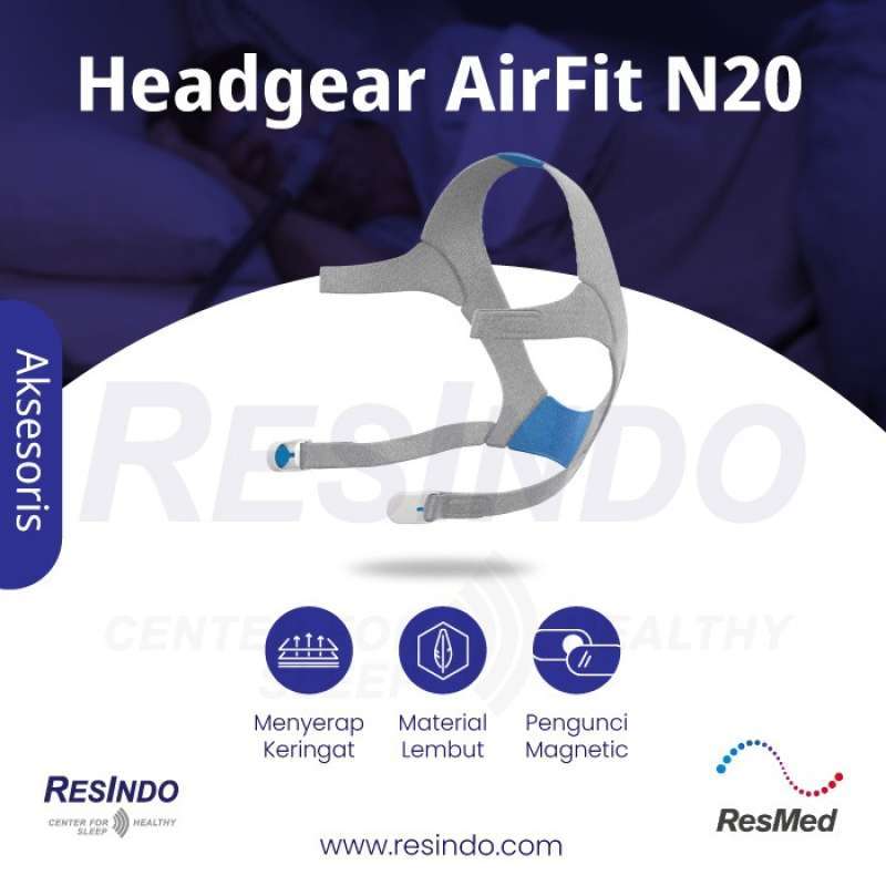 (2個セット)AirFit N20 マスク ミディアム M ResMed AirFit™ N20 Nasal CPAP Mask Complete System | Hiro Health