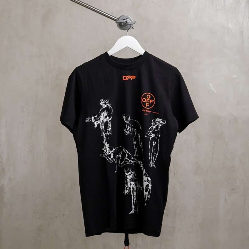 T shirt hotsell off white louvre