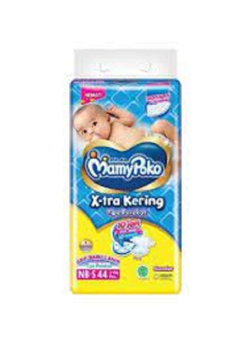 MAMY POKO BABY DIAPERS EXTRA KERING 44's new born