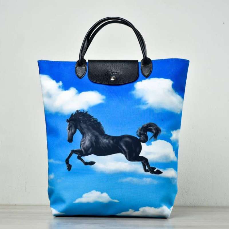 Jual Longchamp Toilet Paper M Tote Bag Horse Blue Di Seller Brandluxid Official Store Kedung Baruk Kota Surabaya Blibli