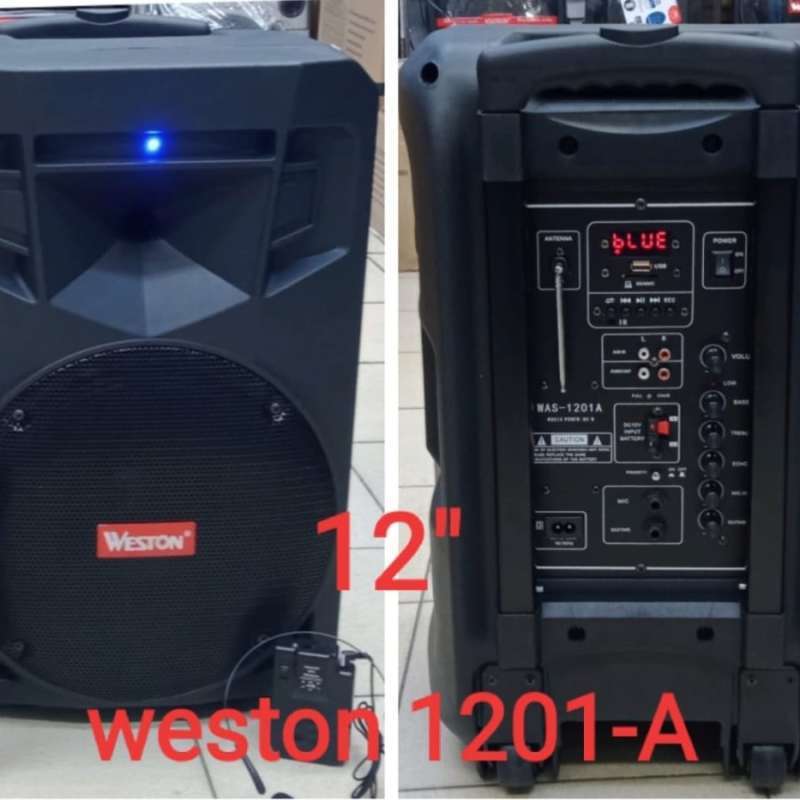 Weston speaker portable wireless pa top amplifier 12 inch meeting toa