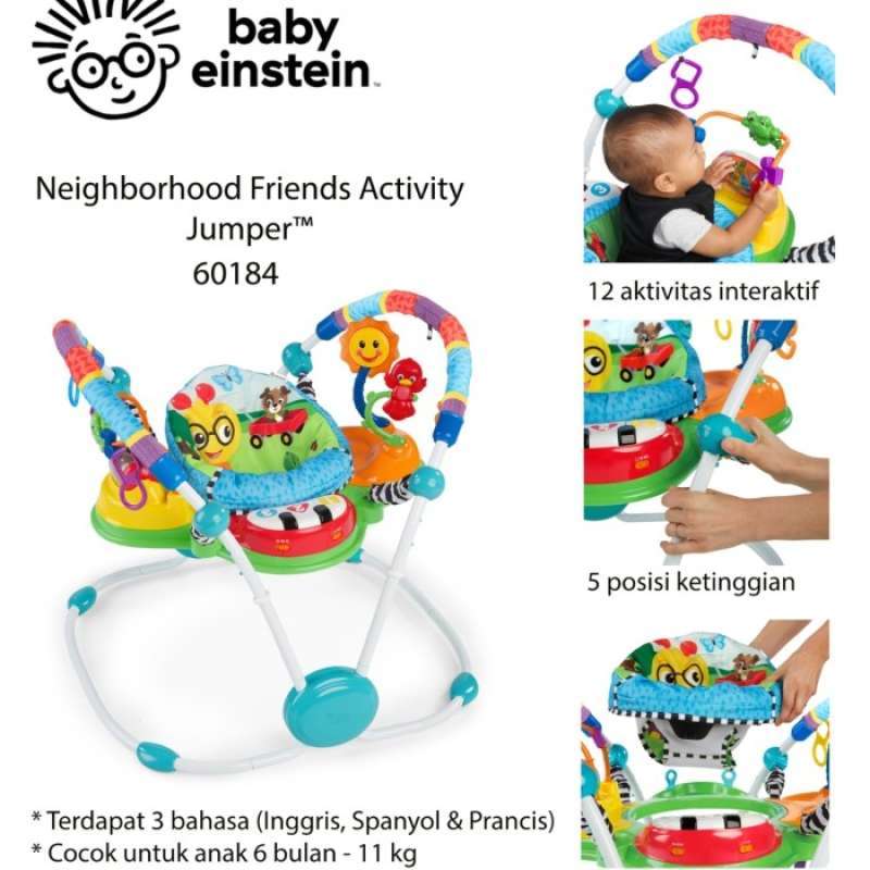 Baby einstein neighbourhood friends activity jumper jumperoo bouncer hotsell