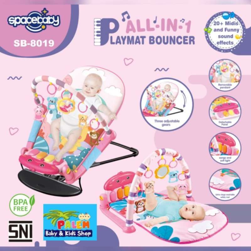Baby piano bouncer hot sale