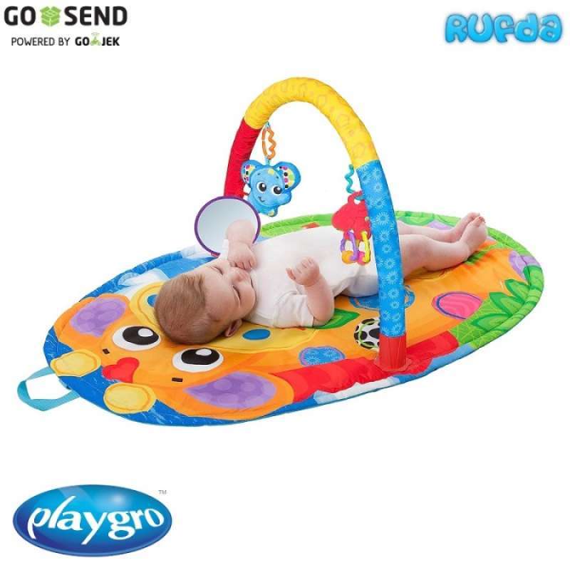 Promo Playgro Jerry Giraffe Activity Gym Baby Playmat Matras