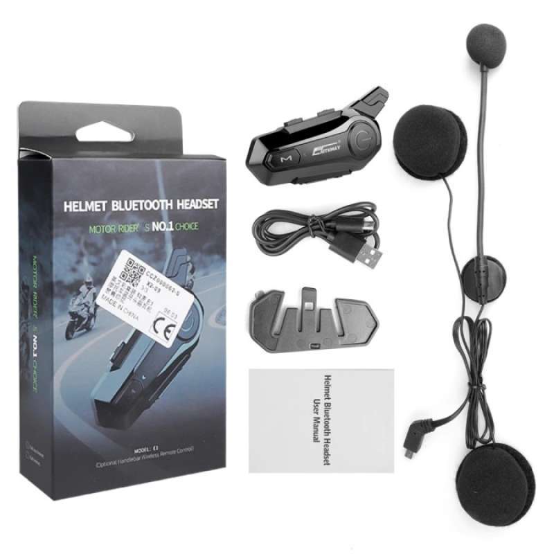 Promo Intercom Helm Motor Motorcycle Headset Helmet Bluetooth 5.0