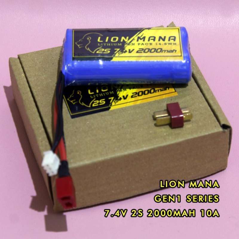Promo baterai rc wpl mn liion li-ion 2s 7,4 volt 2000 mah
